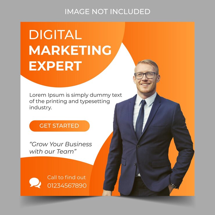 Vector digital marketing and corporate social media post and web banner design template premium vector