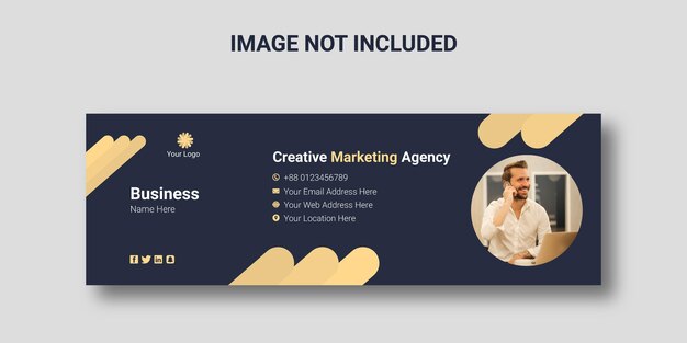 Digital marketing cover page template