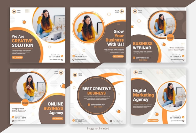 digital marketing and creative business modern social media post banner template