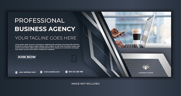 Digital marketing facebook banner template