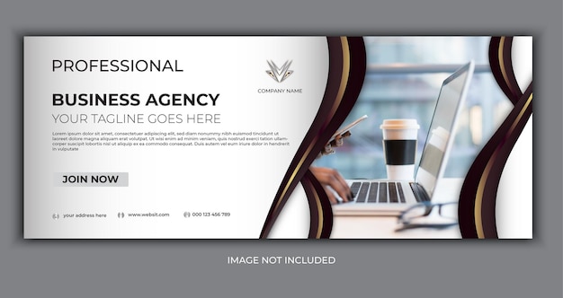 Digital marketing facebook banner template