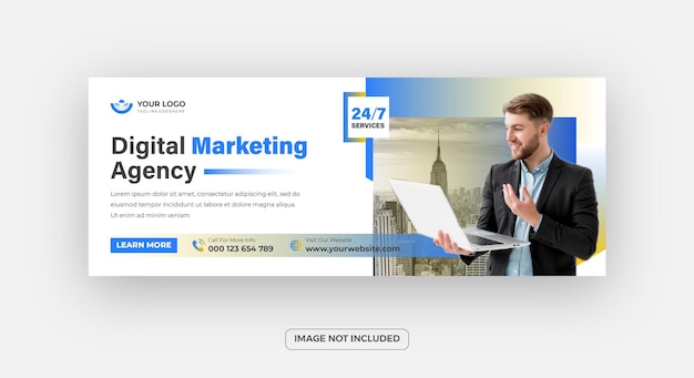 Digital Marketing Facebook Cover Or Corporate Business Promotional Social Media Facebook Timeline De