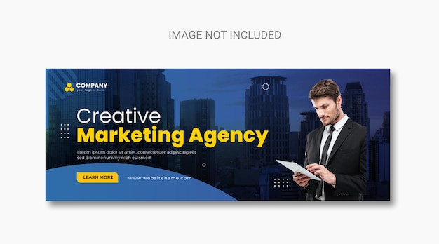 digital marketing facebook cover design banner template