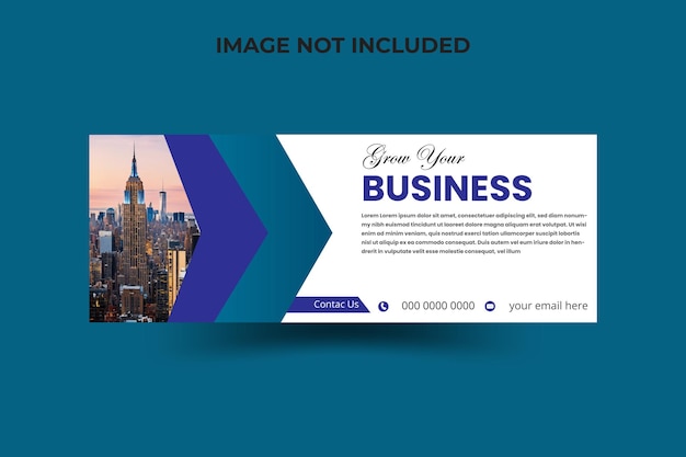 Digital marketing Facebook cover page template