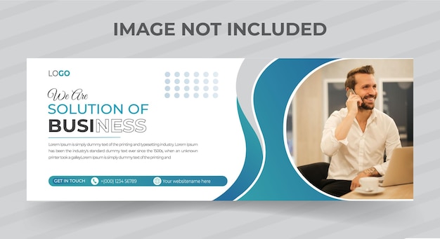 digital marketing facebook cover page template