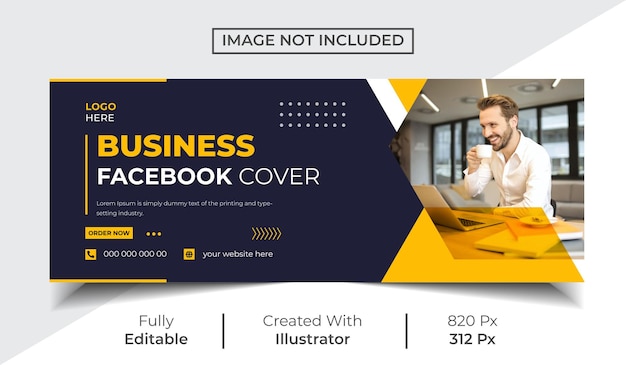 Digital marketing facebook cover and web banner template design