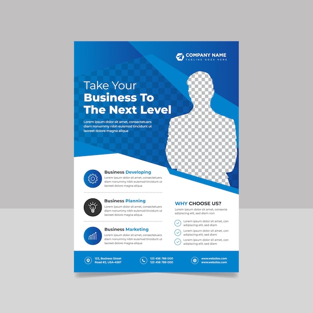 digital marketing flyer templete