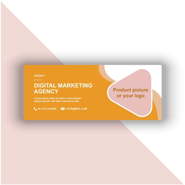 Digital marketing live webinar and corporate social media post template