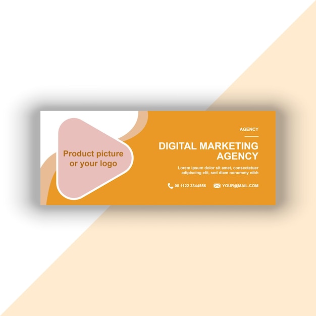 Digital marketing live webinar and corporate social media post template