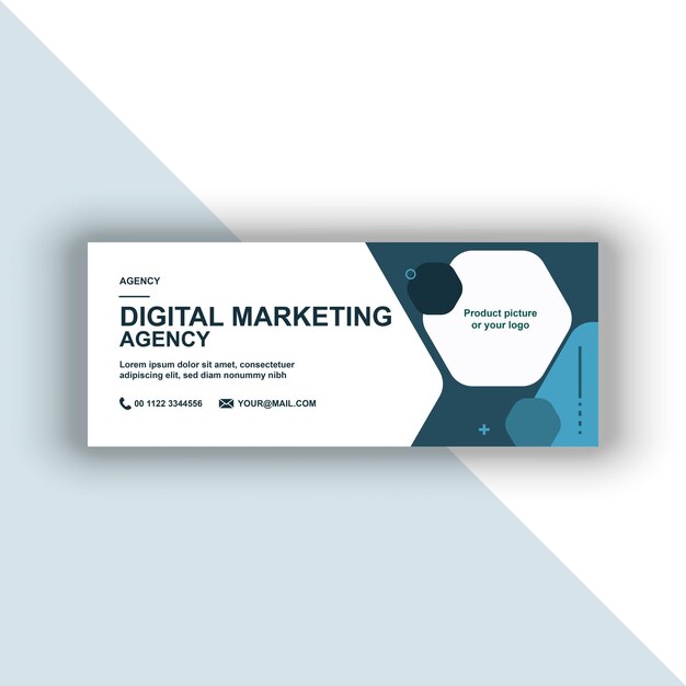 Digital marketing live webinar and corporate social media post template