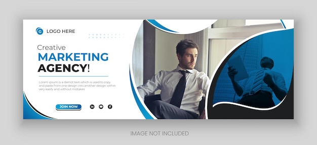 Digital marketing Professional social media facebook cover and web banner template