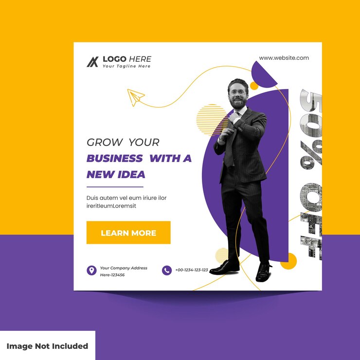 Digital marketing and Real estate social media post template