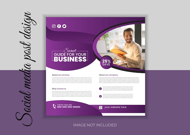 digital marketing social media banner template