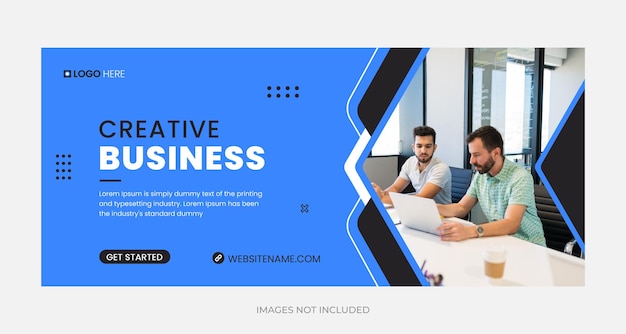 digital marketing social media facebook cover banner template
