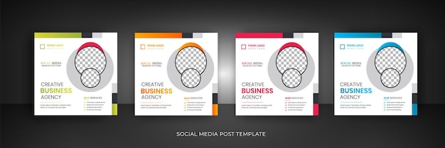 Digital marketing social media and Instagram post template and social media post template