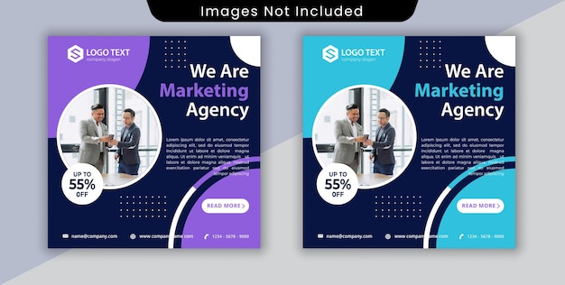 digital marketing social media post, business marketing flyer design