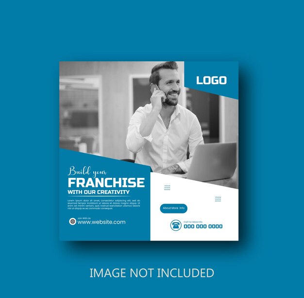 Vector digital marketing social media post design template