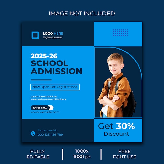 Digital Marketing Social Media Post Template