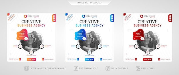 Digital Marketing Social Media Template