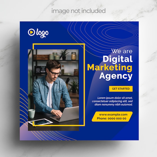 Premium Vector Digital marketing social media template Premium Vector Digital marketing social media template