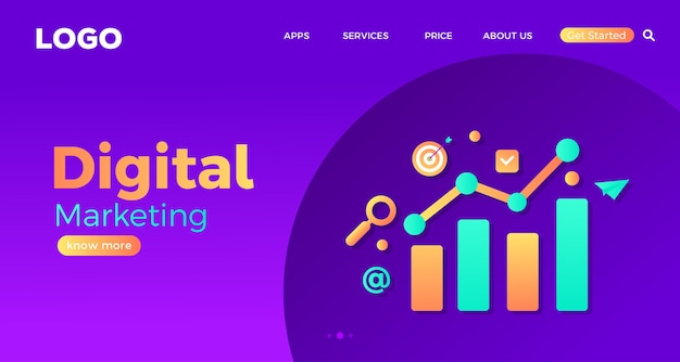 Digital Marketing website landing page template