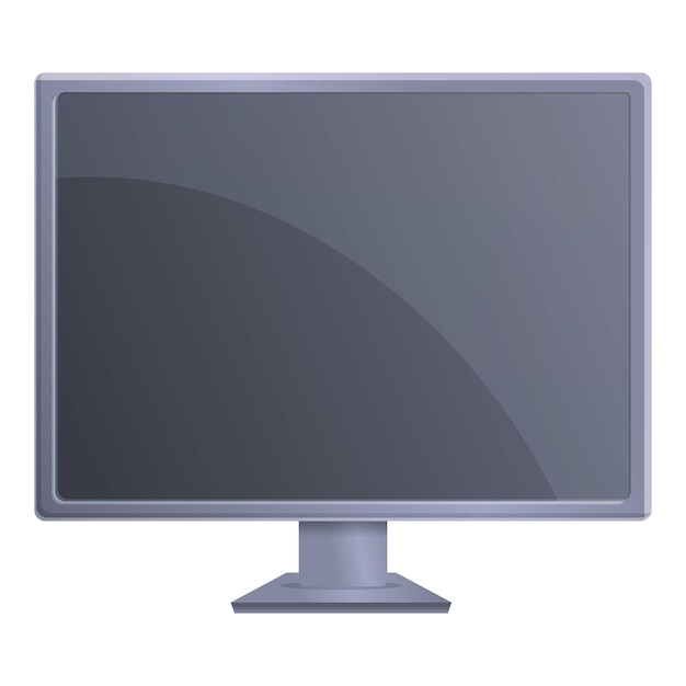 Вектор Икона цифрового монитора карикатура векторной иконы цифрового монитор для веб-дизайна, изолированная на белом фоне