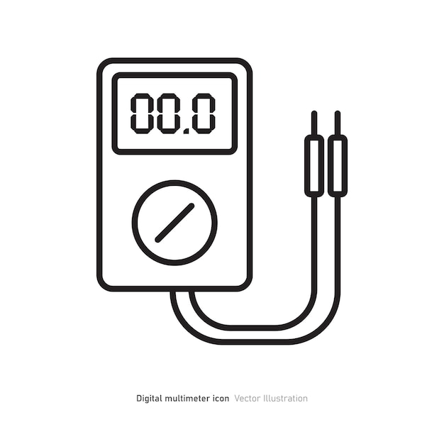 Vector digital multimeter icon design vector illustration