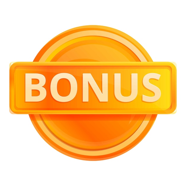 Digital online bonus icon cartoon of digital online bonus vector icon for web design isolated on white background