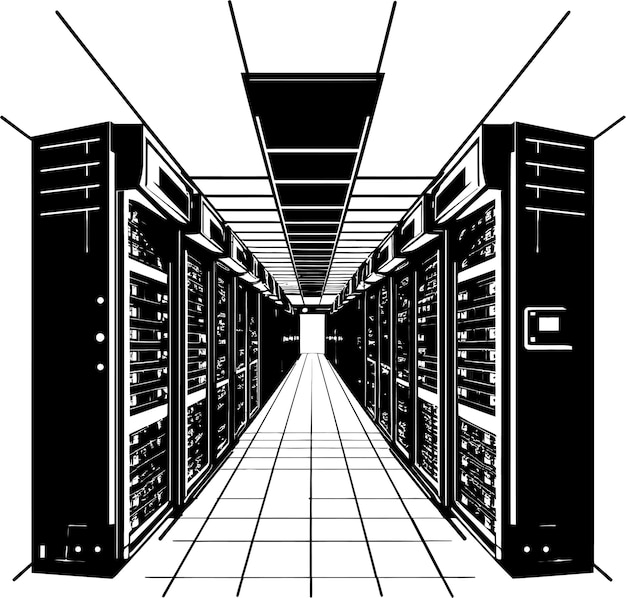 Digital Orchard Data Center Grove Icon Binary Blossom Server Farm Logo Ontwerp