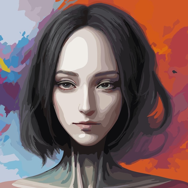 digital paintings girl art