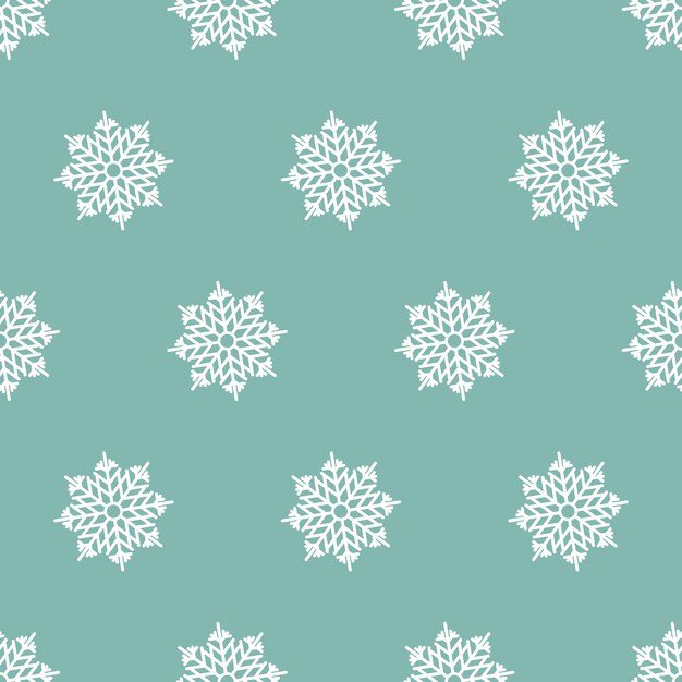 Vector digital paper for scrapbooking blue white snowflakes frozen texture seamless