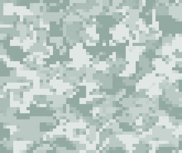 Digital pixel camouflage pattern