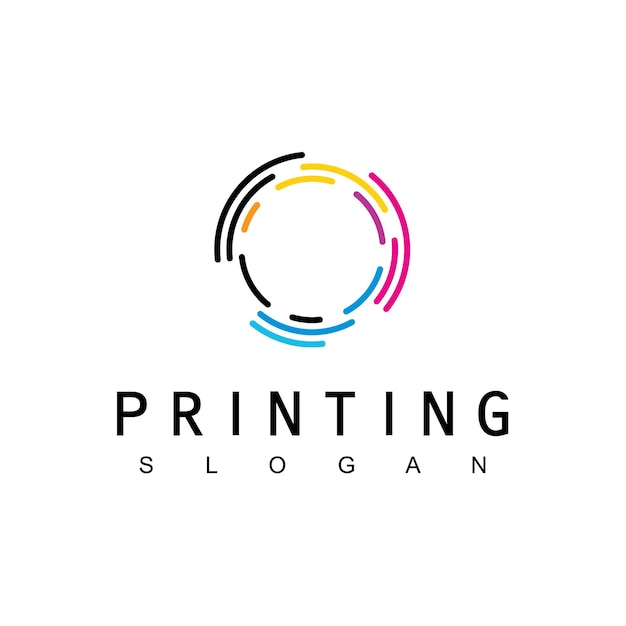 Digital Print Logo Design Template