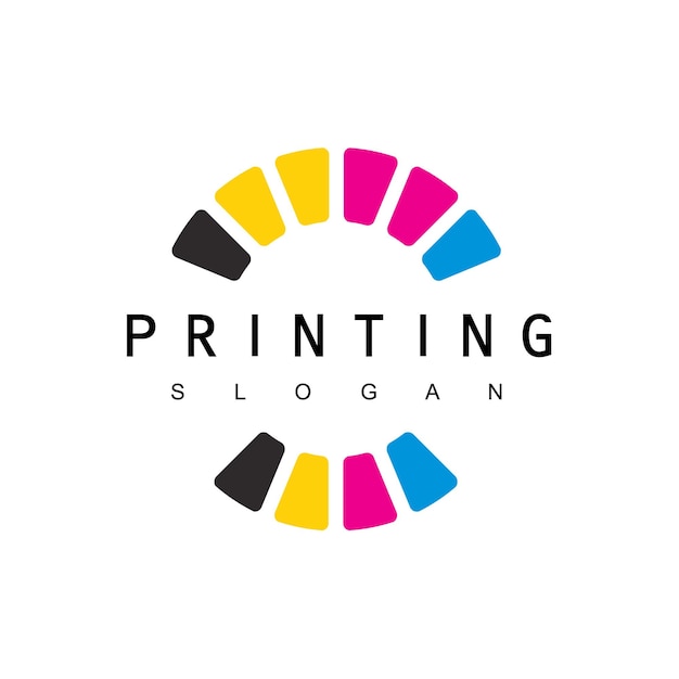 Digital print logo design template