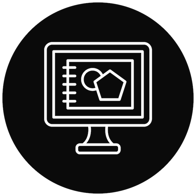 Digital Sketch icon vector image Can be used for User Experience