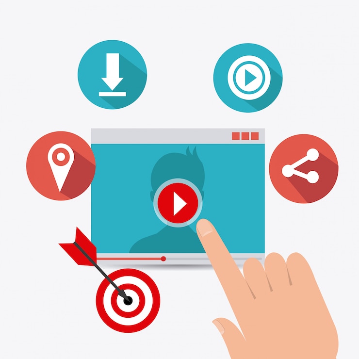 Vector digital and social marketing