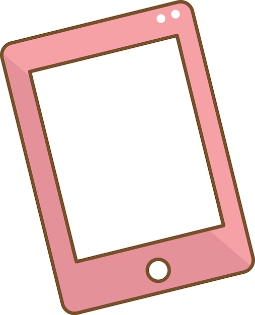 Vector digital tablet frame