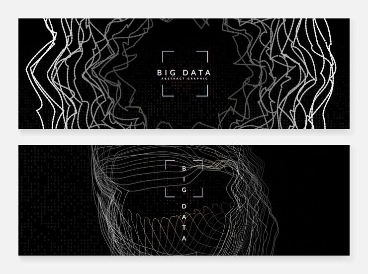 Vector 디지털 기술 추상적인 배경입니다. 인공 지능, 딥 러닝 및 빅 데이터 개념. 템플릿 컴퓨팅을 위한 기술 비주얼. 신경 디지털 기술 개요입니다.