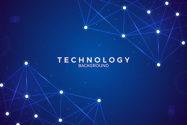 Digital technology abstract background vector