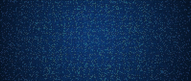 Digital technology background Digital data square blue pattern pixel background