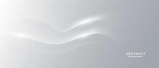 Digital technology background with wavy lines