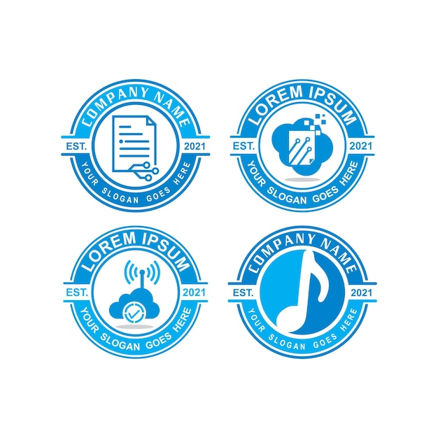 Logo della tecnologia digitale logo della tecnologia