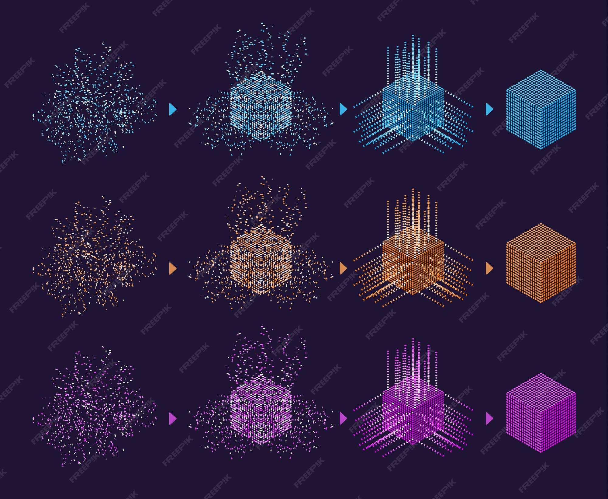 Premium Vector | Digital technology web banner. big data machine ...
