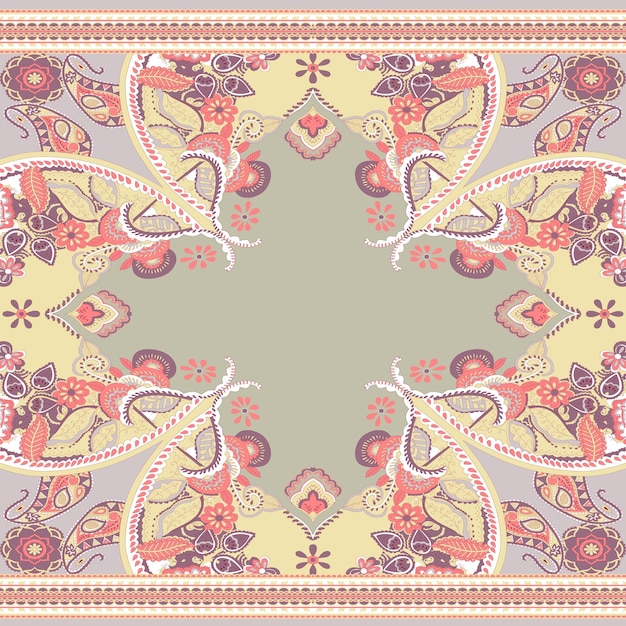 digital textile design ornament and pattern