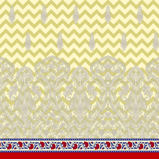 Digital and textile design patren