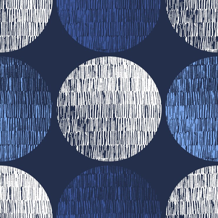 Vector digital textile design and pattern