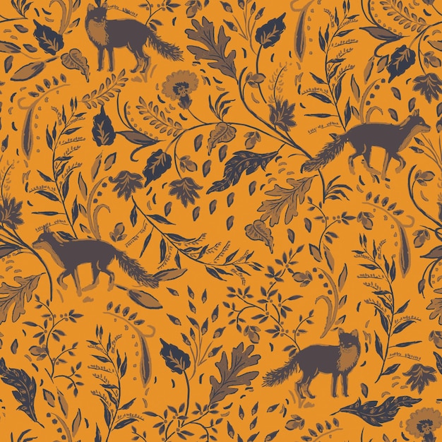 Vector digital and textile design pattern