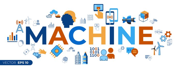 Vector digital tween assistant technology icons set