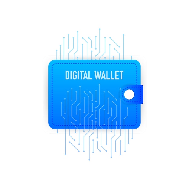 모든 목적을 위한 디지털 지갑 멋진 디자인 금융 아이소메트릭 디지털 은행