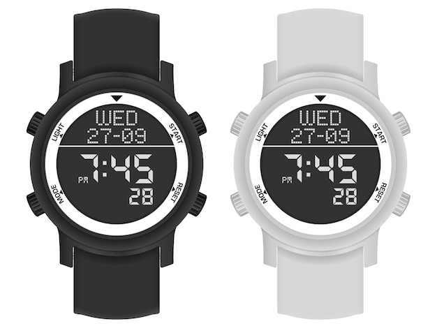 Digital watch set